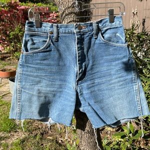 Vintage Wrangler cut-offs